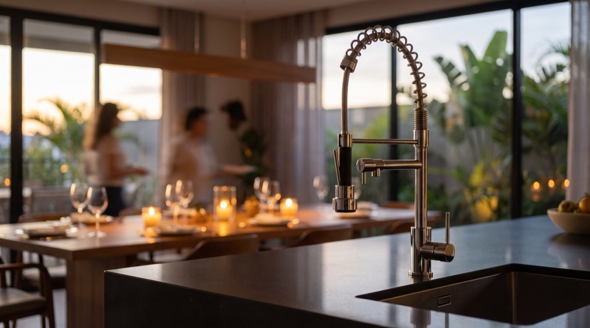 Torneira Gourmet Zumpi em um jantar em casa